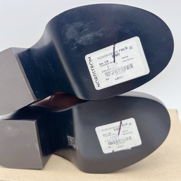 COACH Kenna Women’s Ankle Boots Platform Booties Brown Leather Block Heel US 5 B - Picture 14 of 15